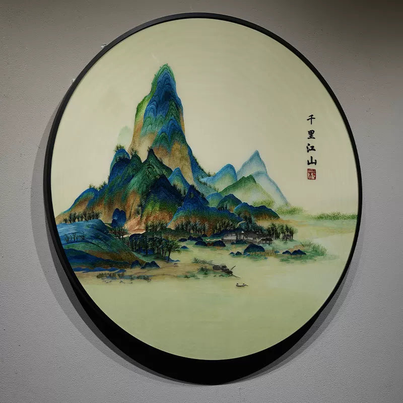 Landscape Scenery Hand Embroidery