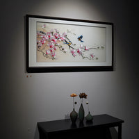 Hand‑made Su Embroidery Magnolia Painting