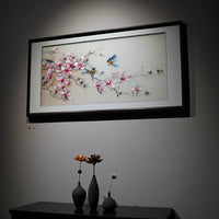 Hand‑made Su Embroidery Magnolia Painting