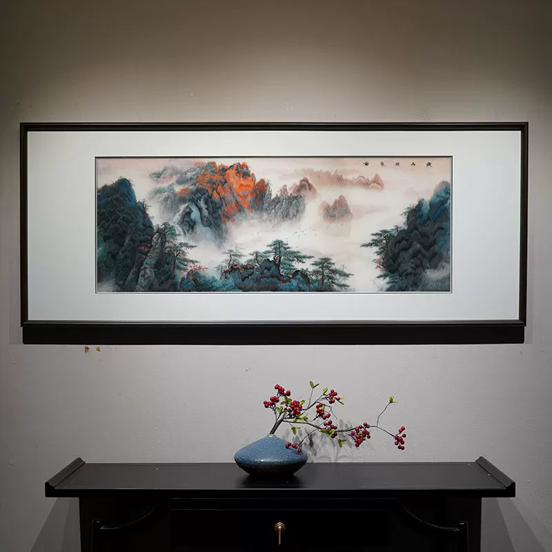 Handmade Pine Mountain Scenery Wall Art