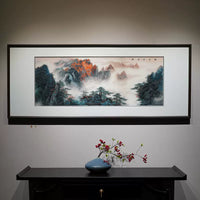 Handmade Pine Mountain Scenery Wall Art