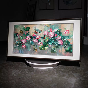 Handmade Su Embroidery - Lotus Pond