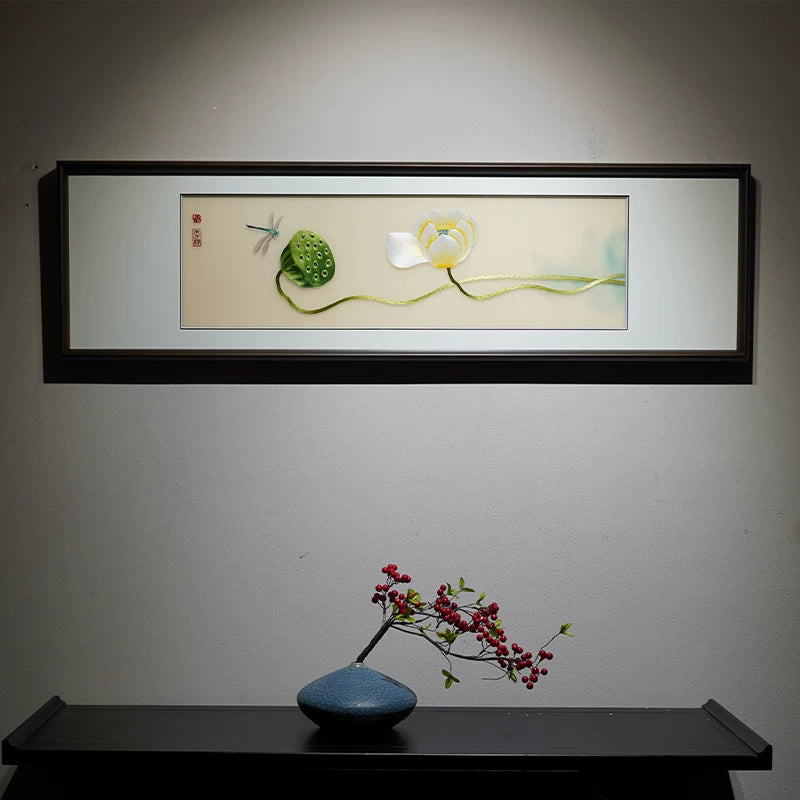 Everything Goes Well‑Suzhou Embroidery Persimmon Wall Decor
