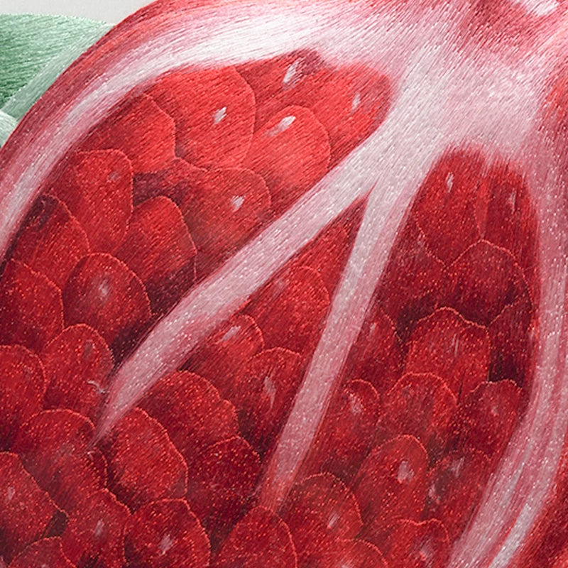 Pomegranate Blessing‑Round Framed Wall Decor