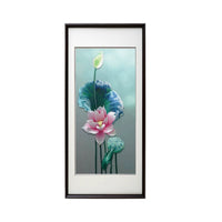 Harmony Blessing‑Vertical Lotus Wall Decor