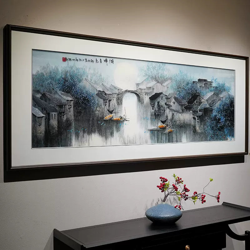 Jiangnan Water Town Hand Embroidery
