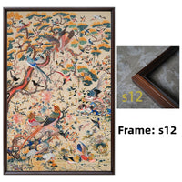 Auspicious Phoenix‑Vertical Suzhou Embroidery Bird Wall Decor