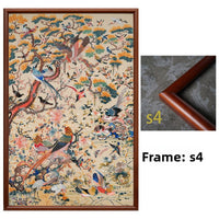 Auspicious Phoenix‑Vertical Suzhou Embroidery Bird Wall Decor