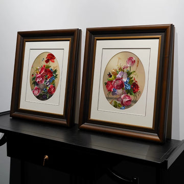 Blooming Splendor‑Square Framed Wall Decor