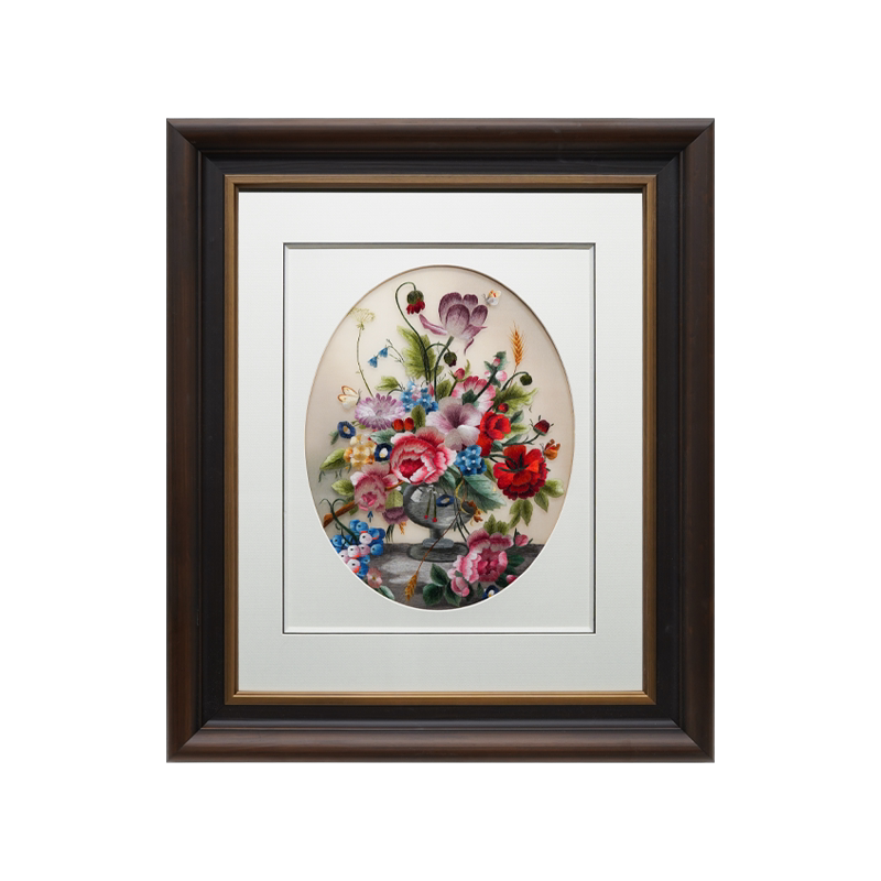 Blooming Splendor‑Square Framed Wall Decor