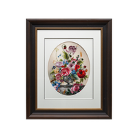 Blooming Splendor‑Square Framed Wall Decor