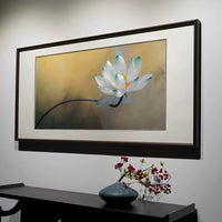 Harmony Blessing-Horizontal Suzhou Embroidery Lotus Wall Decor