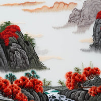 Hand‑Stitched Embroidery， Wisteria Joyful Birds, Elegant Oriental Round