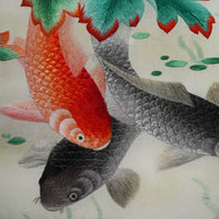 Peony Koi Fortune Chinese Painting