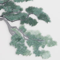 Evergreen Pine‑Round Framed Wall Decor