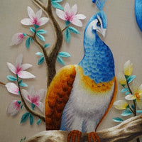 Peacock Fortune Hand Embroidery