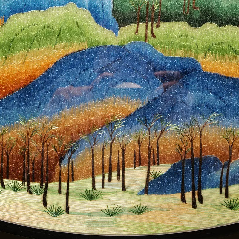 Landscape Hand Embroidery