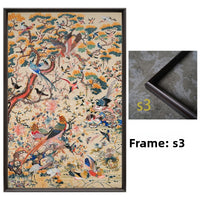 Auspicious Phoenix‑Vertical Suzhou Embroidery Bird Wall Decor