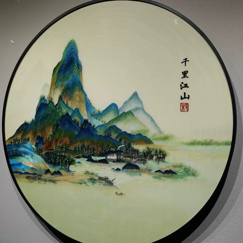 Landscape Scenery Hand Embroidery