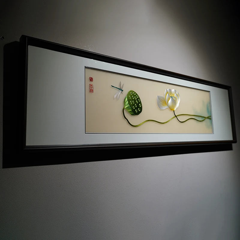 Everything Goes Well‑Suzhou Embroidery Persimmon Wall Decor