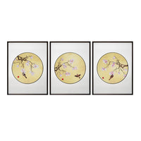 Magnolia Bird 3-Panel Wall Art