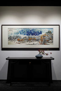 Snowy Mountains‑Horizontal Framed Wall Decor