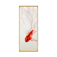 Lucky Surplus‑3‑Panel Red Goldfish Wall Decor