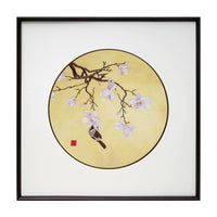 Magnolia Bird 3-Panel Wall Art