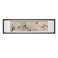 Magnolia Blessing‑Long Suzhou Embroidery Bird Wall Decor