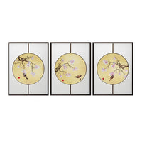 Magnolia Bird 3-Panel Wall Art
