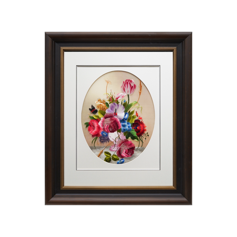 Blooming Splendor‑Square Framed Wall Decor