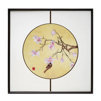 Magnolia Bird 3-Panel Wall Art