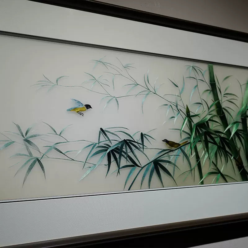 Sunrise Scenery Hand Embroidery