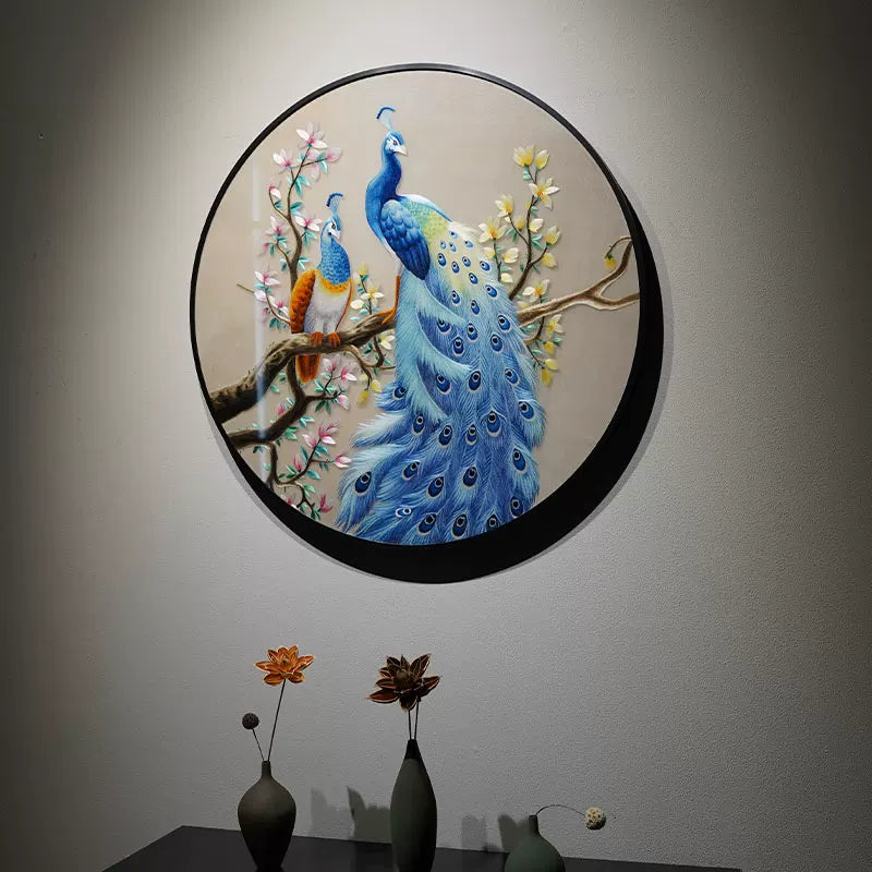 Peacock Fortune Hand Embroidery