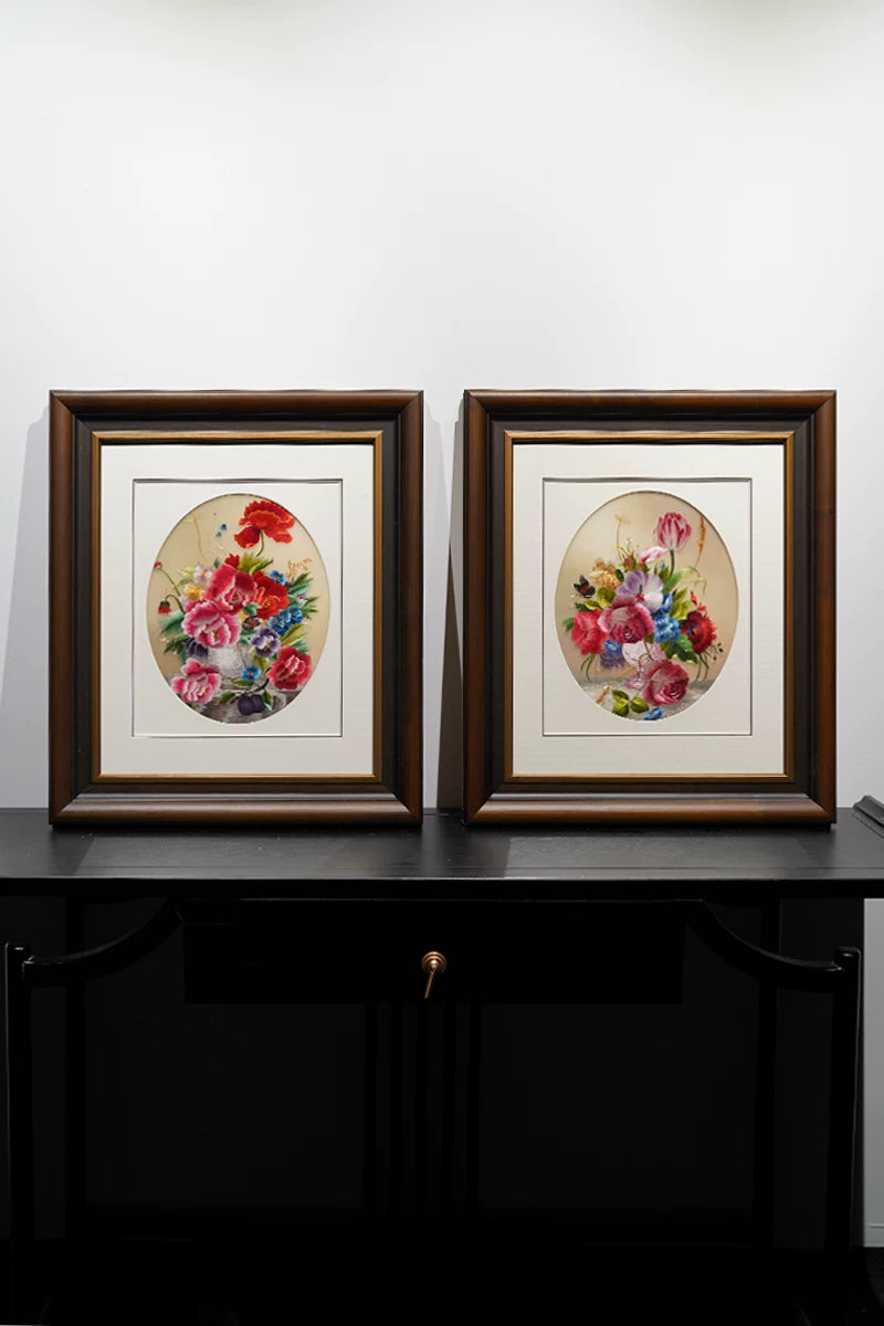 Blooming Splendor‑Square Framed Wall Decor
