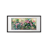 Lotus Pond Charm-Horizontal Suzhou Embroidery Wall Decor