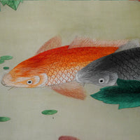 Peony Koi Fortune Chinese Painting