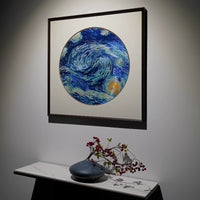 Starry‑Night Dream‑Square Framed Wall Piece