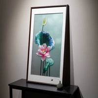 Harmony Blessing‑Vertical Lotus Wall Decor