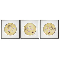 Magnolia Bird 3-Panel Wall Art