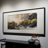 Hand‑Stitched Embroidery** Splendid Mountains & Rivers‑Horizontal
