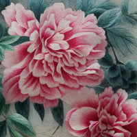 Peony Koi Prosperity Hand Embroidery