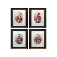 Blooming Splendor‑Square Framed Wall Decor