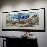 Snowy Mountains‑Horizontal Framed Wall Decor