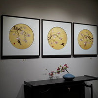 Magnolia Bird 3-Panel Wall Art