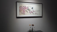 Hand‑made Su Embroidery Magnolia Painting